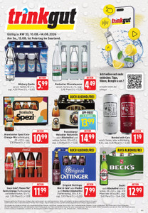 trinkgut Prospekt - Angebote ab 10.08. - Seite 1