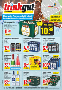 trinkgut Prospekt - Angebote ab 17.08. - Seite 1