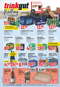 trinkgut Prospekt - Angebote ab 24.08. - Seite 1