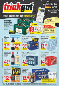 trinkgut Prospekt - Angebote ab 31.08.