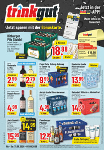 trinkgut Prospekt - Angebote ab 31.08.