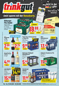 trinkgut Prospekt - Angebote ab 31.08.