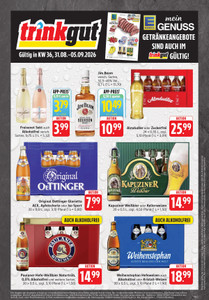 trinkgut Prospekt - Angebote ab 31.08.