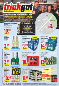 trinkgut Prospekt - Angebote ab 07.09. - Seite 1
