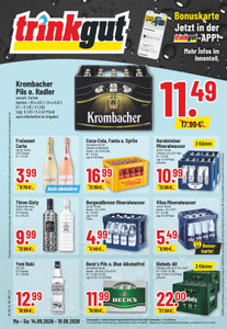 trinkgut Prospekt - Angebote ab 14.09. - Seite 1