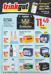 trinkgut Prospekt - Angebote ab 14.09.