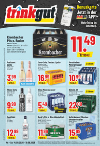 trinkgut Prospekt - Angebote ab 14.09.