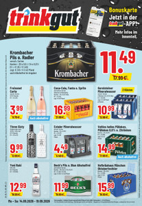 trinkgut Prospekt - Angebote ab 14.09.