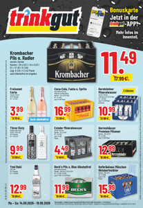 trinkgut Prospekt - Angebote ab 14.09.