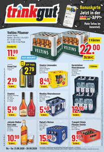 trinkgut Prospekt - Angebote ab 21.09. - Seite 1