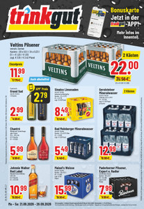 trinkgut Prospekt - Angebote ab 21.09. - Seite 1
