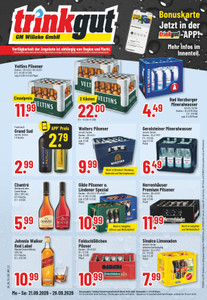 trinkgut Prospekt - Angebote ab 21.09.