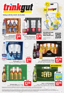 trinkgut Prospekt - Angebote ab 28.09. - Seite 1