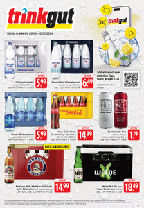trinkgut Prospekt - Angebote ab 05.10. - Seite 1