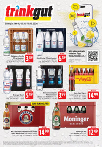 trinkgut Prospekt - Angebote ab 05.10. - Seite 1