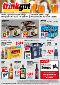 trinkgut Prospekt - Angebote ab 05.10. - Seite 1