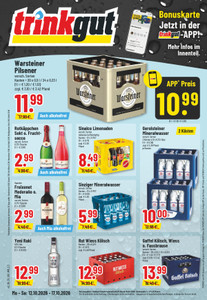 trinkgut Prospekt - Angebote ab 12.10.