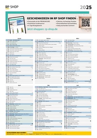 Rheinische Post Prospekt - RPG-LM / Namenskalender