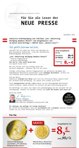 DGG Deutsche Goldmünzen Prospekt - Für Sie als Leser der Neuen Presse!