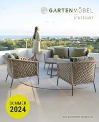 Gartenmöbel Stuttgart Prospekt - Sommer 2024