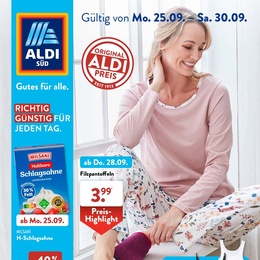 ALDI SÜD Prospekt - Angebote ab 25.09.