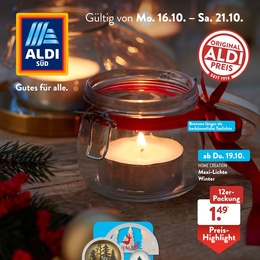 ALDI SÜD Prospekt - Angebote ab 16.10.