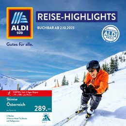 ALDI SÜD Prospekt - Reise-Highlights Oktober