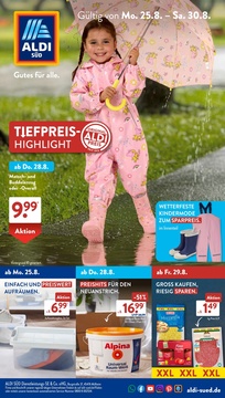 ALDI SÜD Prospekt - Angebote ab 25.08.