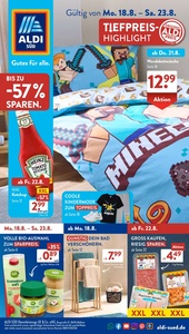 ALDI SÜD Prospekt - Gültig von Mo. 18.8. – Sa. 23.8.