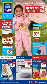 ALDI SÜD Prospekt - Angebote ab 25.08.