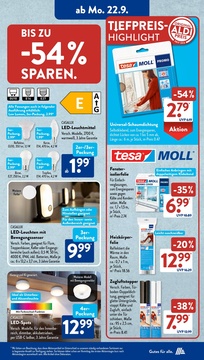 ALDI SÜD Prospekt - Angebote ab 22.09.