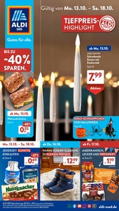 ALDI SÜD Prospekt - Aldi gültig ab 13.10.25