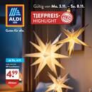 ALDI SÜD Prospekt - Günstige Weihnachtsdeko für ein stimmungsvolles Fest Angebote