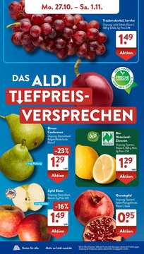 ALDI SÜD Prospekt - Angebote ab 27.10.