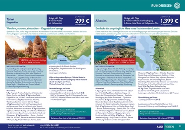 Vorschau des ALDI SÜD Prospekts - Urlaub & Reisen, Seite 21