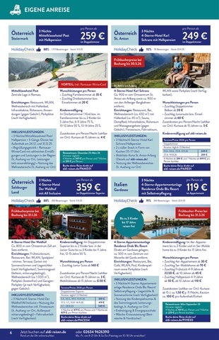 Vorschau des ALDI SÜD Prospekts - Urlaub & Reisen, Seite 6