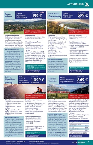 Vorschau des ALDI SÜD Prospekts - Urlaub & Reisen, Seite 7