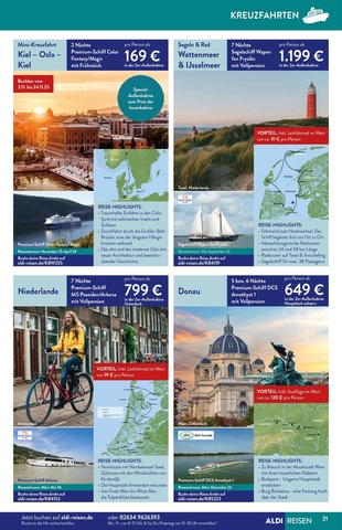 Vorschau des ALDI SÜD Prospekts - Urlaub & Reisen, Seite 21