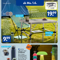 ALDI SÜD Prospekt - Angebote für den Camping-Urlaub Angebote