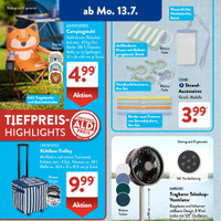 ALDI SÜD Prospekt - Angebote für den Camping-Urlaub Angebote