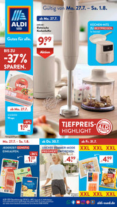 ALDI SÜD Prospekt - Angebote ab 27.07.