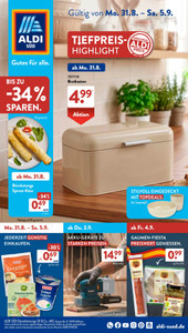 ALDI SÜD Prospekt - Angebote ab 31.08.