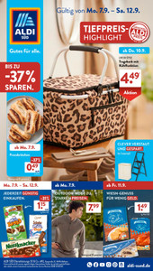 ALDI SÜD Prospekt - Angebote ab 07.09. - Seite 1