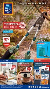 ALDI SÜD Prospekt - Angebote ab 21.09.