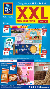 ALDI SÜD Prospekt - Angebote ab 28.09.
