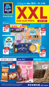 ALDI SÜD Prospekt - Aldi gültig ab 28.09.26
