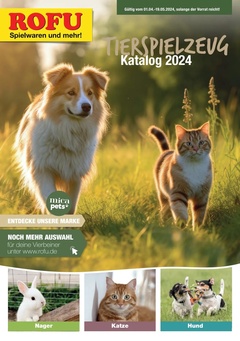 ROFU Prospekt - Tierspielzeug Katalog 2024