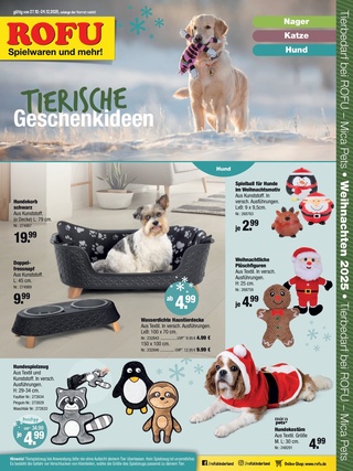Vorschau des ROFU Prospekts - Hund & Katze, Seite 1