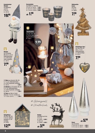 Vorschau des ROFU Prospekts - Günstige Weihnachtsdeko für ein stimmungsvolles Fest, Seite 6