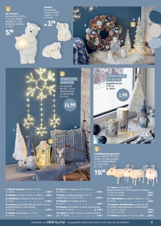 Vorschau des ROFU Prospekts - Günstige Weihnachtsdeko für ein stimmungsvolles Fest, Seite 9